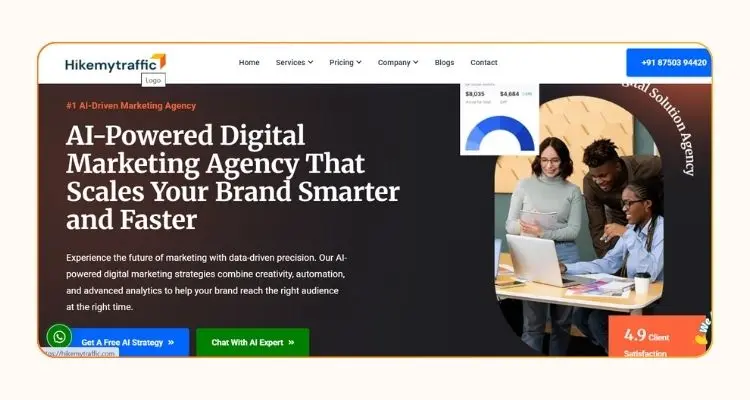 HikeMyTraffic AI digital marketing agency